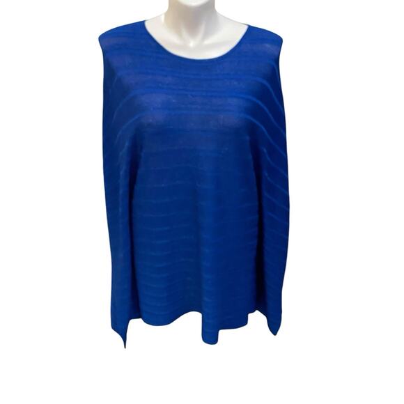 Coldwater Creek Women's Batwing Blouse Top Sheer Pullover Lightweight Metallic - Picture 1 of 8